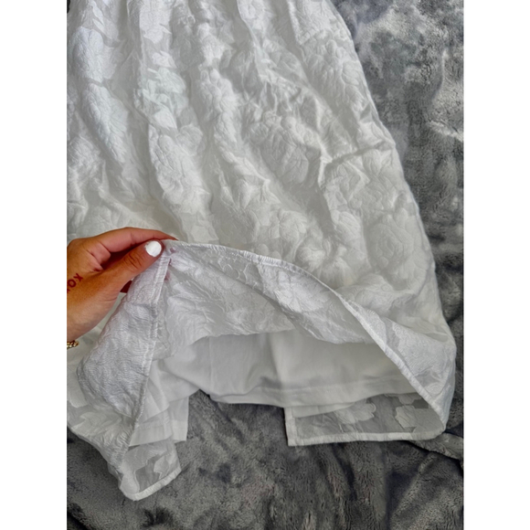 Lulus Brand New with Tags Size Small From This Day Floral Jacquard Strapless Mid - Picture 4 of 16